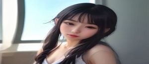 继母的朋友们中神秘型朋友角色形象，眼神深邃的女性，侧逆光拍摄，轮廓清晰而表情难以捉摸